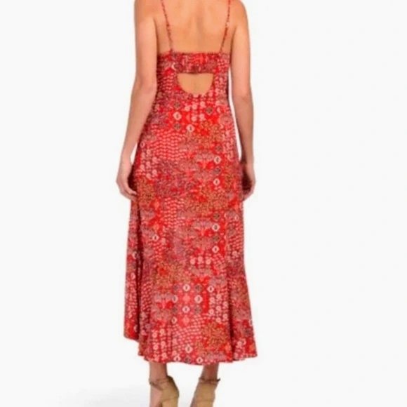 Abel The Label Lola Hi-Lo Floral Boho Dress. Anthropologie - Picture 2 of 13